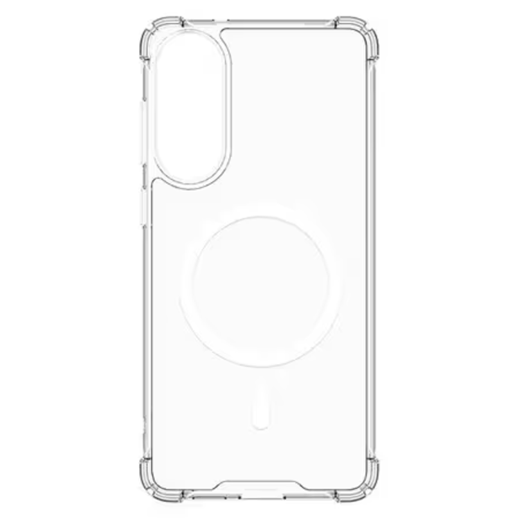 Blu Element Samsung S25 Edge DropZone Rugged Clear w/MagSafe Case Clear