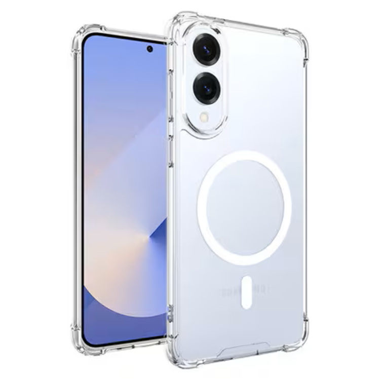 Blu Element Samsung S25 Edge DropZone Rugged Clear w/MagSafe Case Clear