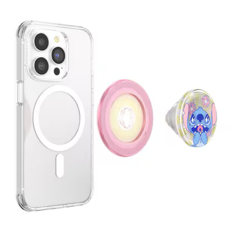 PopSockets PopGrip For MagSafe Round with Adapter Ring Tidepool Stitch Snacks