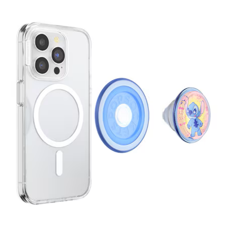 PopSockets PopGrip MagSafe Round w/  Adapter Ring Jelly Star Stitch