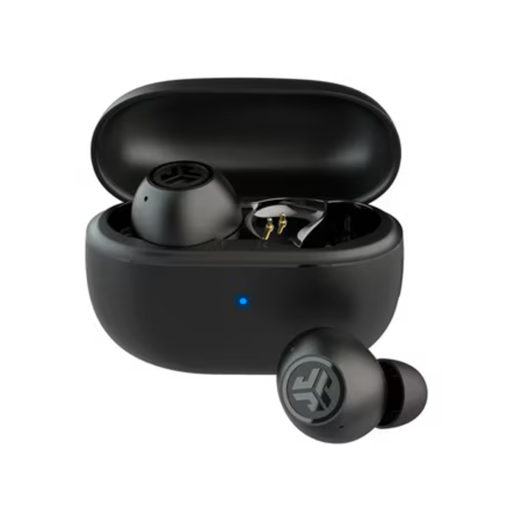 JLab Audio Go Pop True Wireless Earbuds with Active Noise Cancellation Black