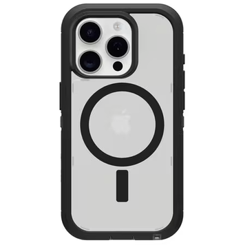 Otterbox iPhone 15 Pro Defender XT Clear Protective Case Dark Side