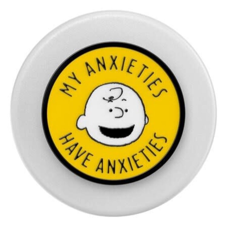 PopSockets PopGrip MagSafe Round w/Adapter Ring Enamel My Anxieties Have Anxieties