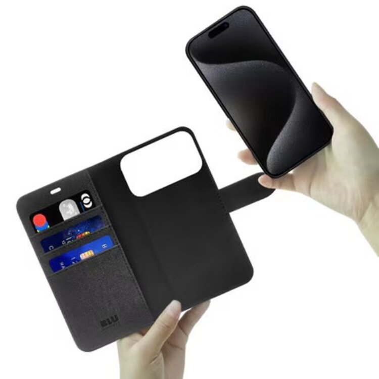 Blu Element iPhone 17 Pro Max Folio 2-in-1 MagSafe Case Black
