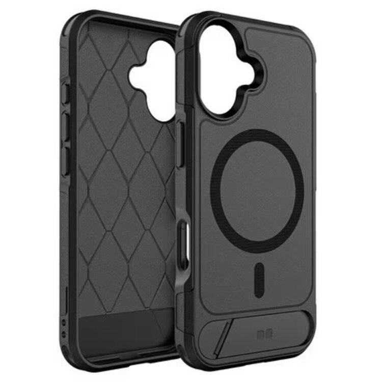 Blu Element iPhone 17 Armour Ultra MagSafe w/Kickstand Case Black
