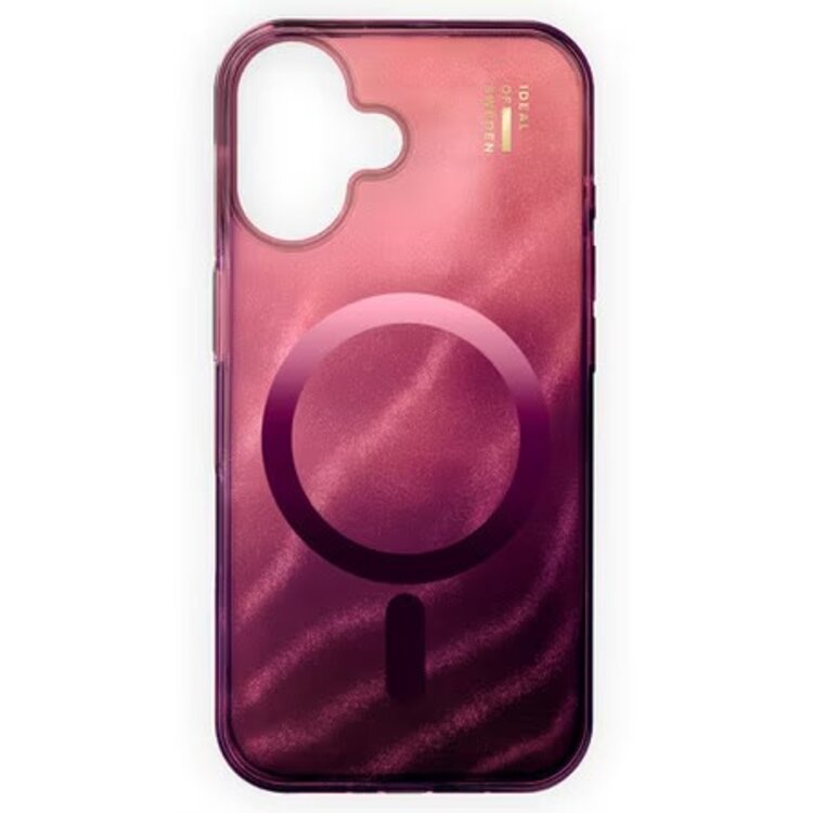 Ideal of Sweden iPhone 17 Glitter Glow MagSafe Case Cherry Lacquer