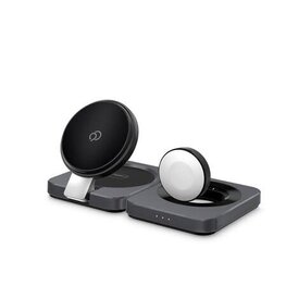 Nimbus9 Qi2 3-in-1 Wireless Charging Stand Brushed Grey