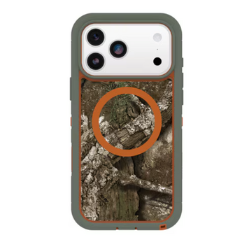 Otterbox iPhone 17 Pro Max Defender Pro XT Clear MagSafe Case Realtree Apx (Green)