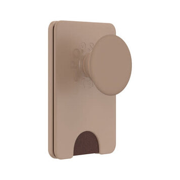 PopSockets PopWallet+ MagSafe w/ Adapter Ring Latte Soft Touch
