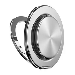 PopSockets PopGrip Kick Out for MagSafe Round with Adapter Radial Silver