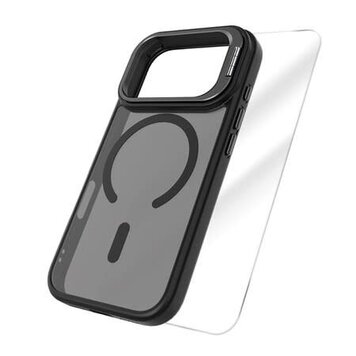 Blu Element iPhone 17 Pro Max Duo Protection Bundle - Chromatic Kick MagSafe Case Black + Screen Protector