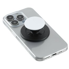 PopSockets PopGrip for MagSafe Round White on Black