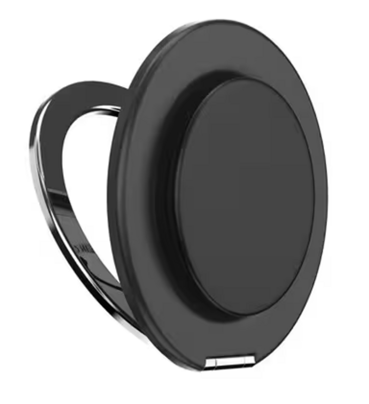 PopSockets PopGrip Kick Out for MagSafe Round with Adapter Black