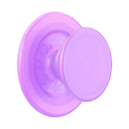 PopSockets PopGrip for MagSafe Round with Adapter Ring Pink Opalescent Translucent