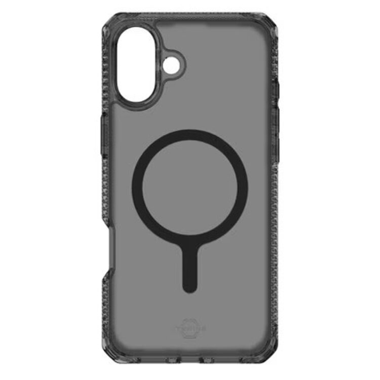 ITSKINS iPhone 16 Hybrid_R Vapor MagSafe Case Smoke