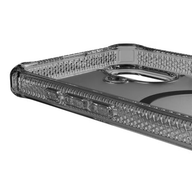 ITSKINS iPhone 16 Hybrid_R Vapor MagSafe Case Smoke