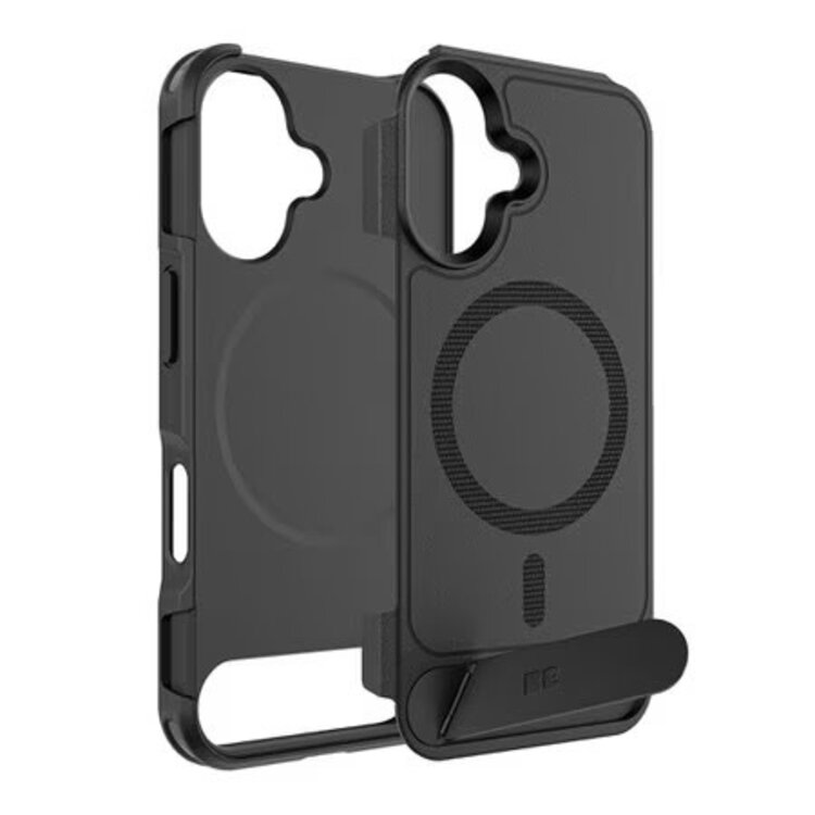 Blu Element iPhone 16  Armour Ultra MagSafe w/Kickstand Case Black