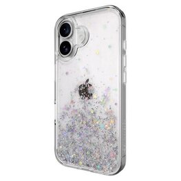iPhone 16 Starfield 3D Glitter Case Transparent