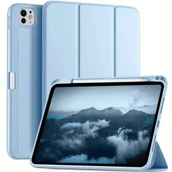 iPad Pro 11" M4 (2024) Smart Case w/Pencil Holder Blue
