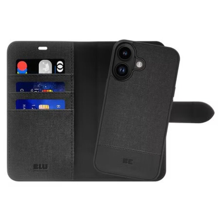 Blu Element iPhone 17 Folio 2-in-1 Case Black