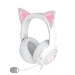 Razer Kraken Kitty V2 Wired Gaming Headset White (Razer Renewed)
