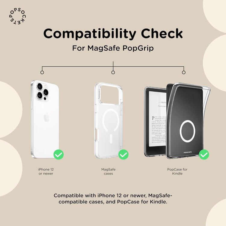 PopSockets PopSockets Grip MagSafe w/ Kickstand  Circus Regrind Sugar Plum