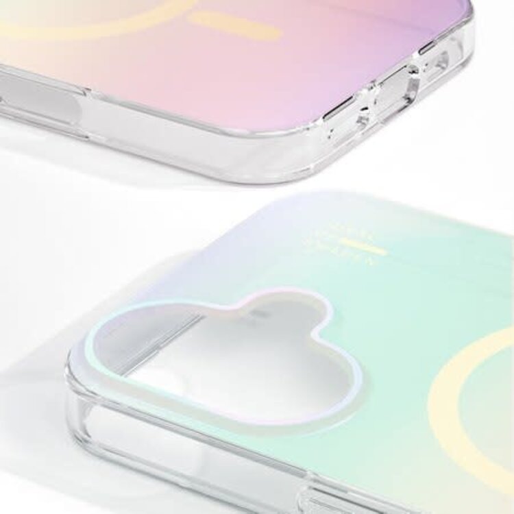 Ideal of Sweden iPhone 17 Clear MagSafe Mid Case Shimmer