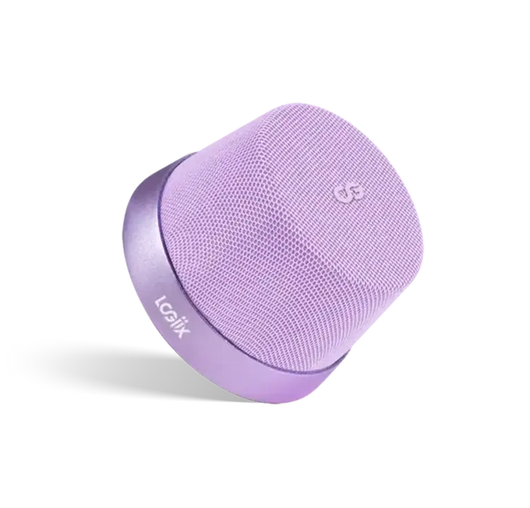 LOGiiX Blue Piston Mini Mag Speaker - Purple