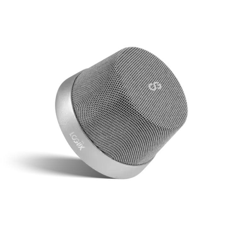 LOGiiX Blue Piston Mini Mag Speaker - Silver