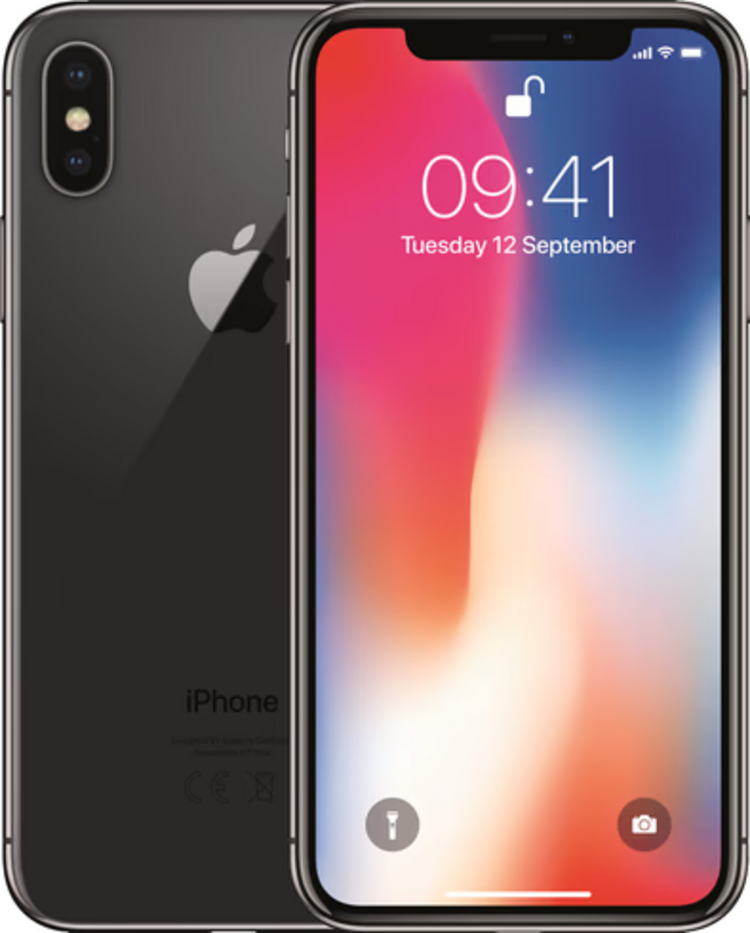 Apple iPhone X Space Grey 64GB (Used)