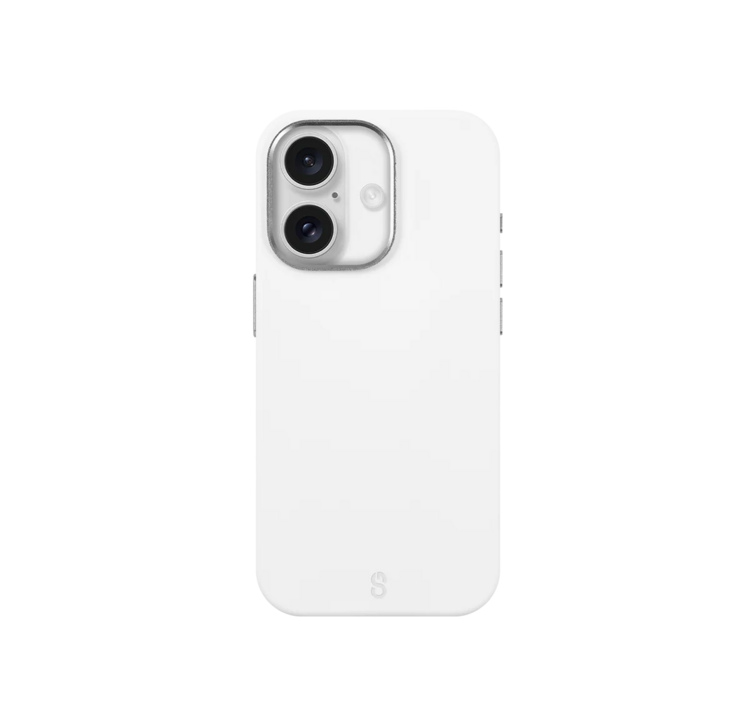 LOGiiX LOGiiX Vibrance Silicone Case for iPhone 16 - White