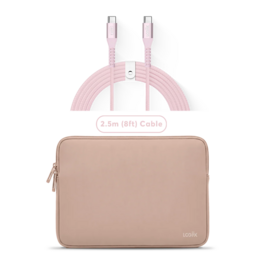 LOGiiX LOGiiX Vibrance Neo Bundle with USB-C to USB-C Cable - Blush