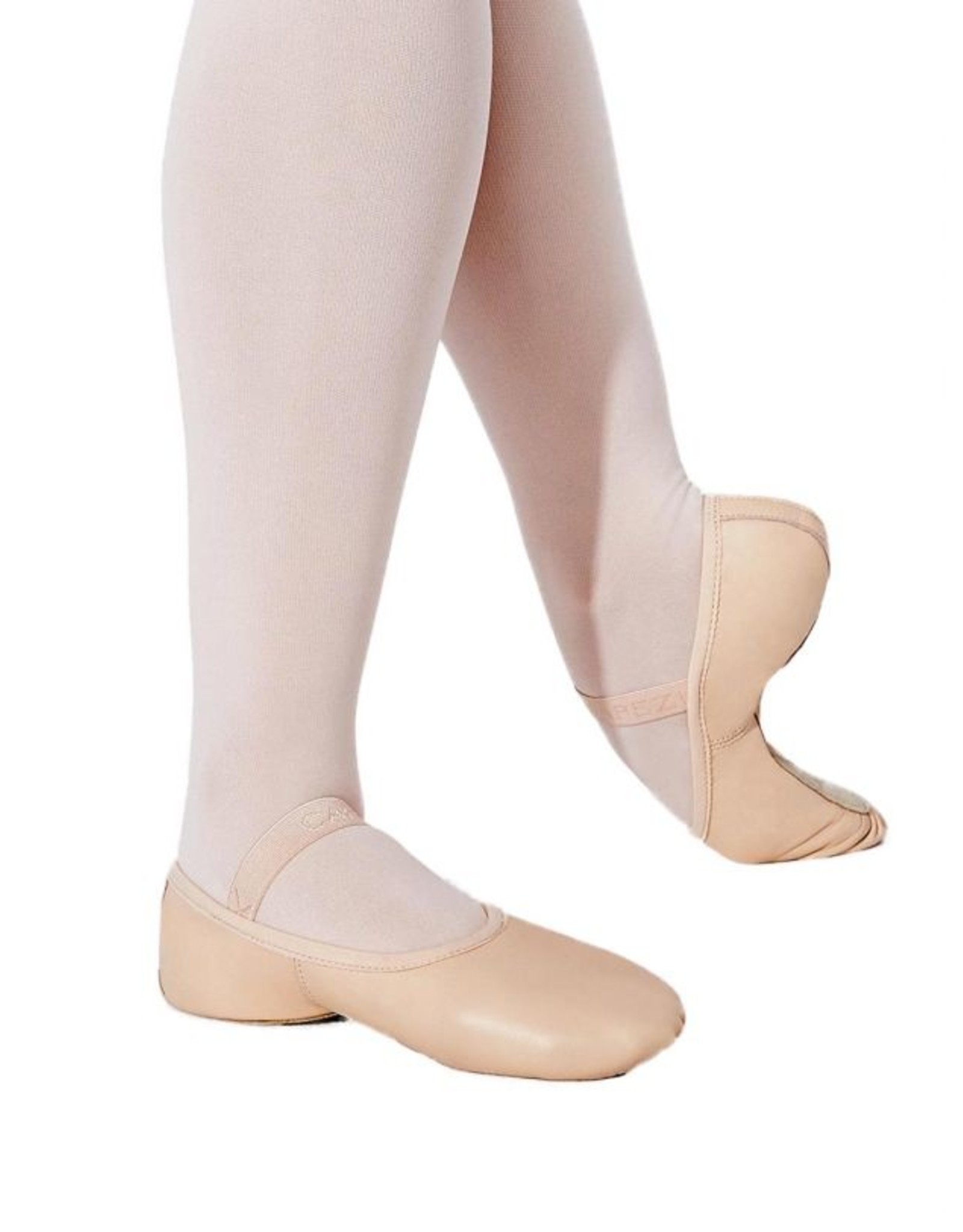 CAPEZIO CHILDREN'S 212C LILY FULL SOLE LEATHER BALLET SLIPPER CP212C