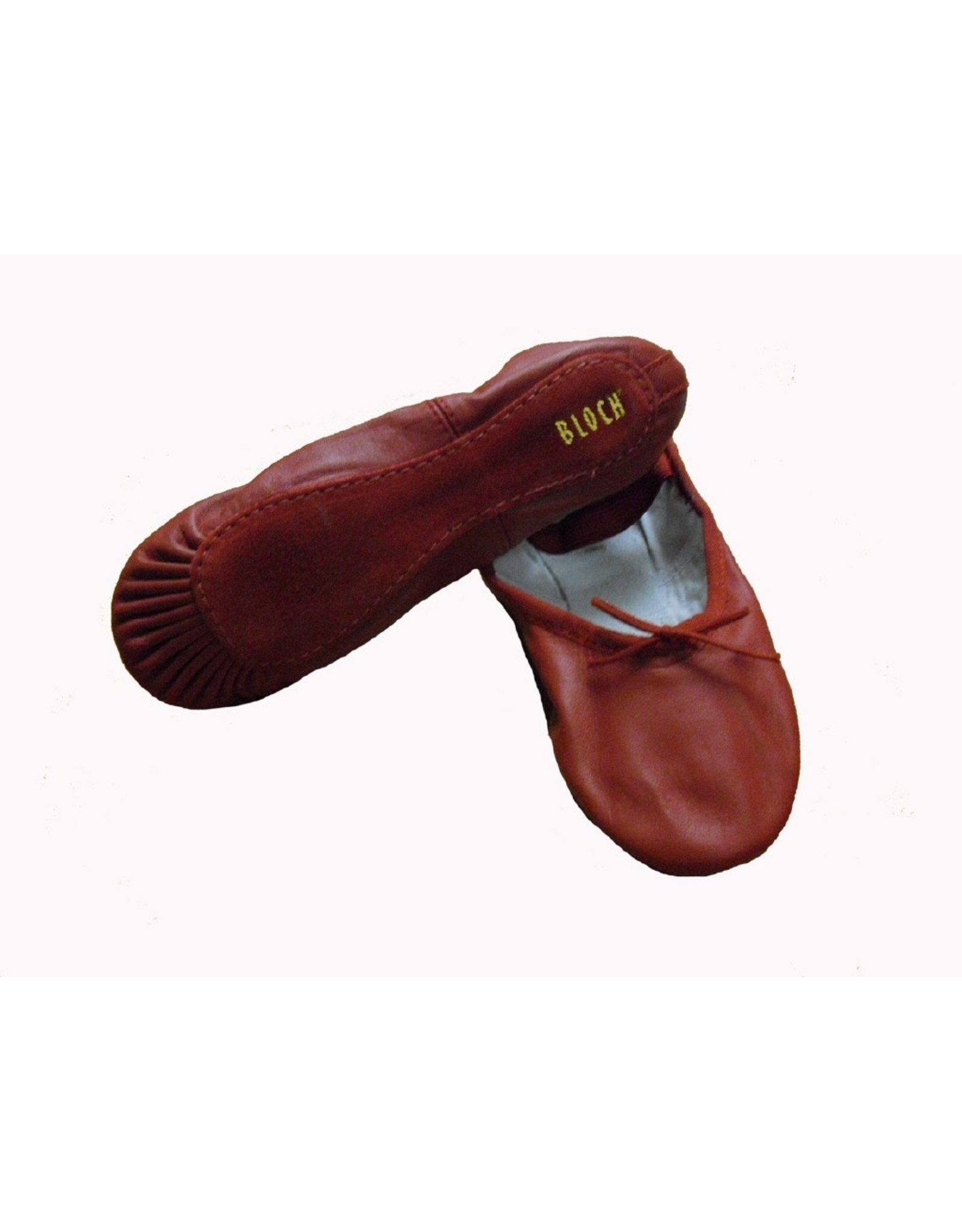 BLOCH CHILD BLOCH RED DANSOFT LEATHER SLIPPER