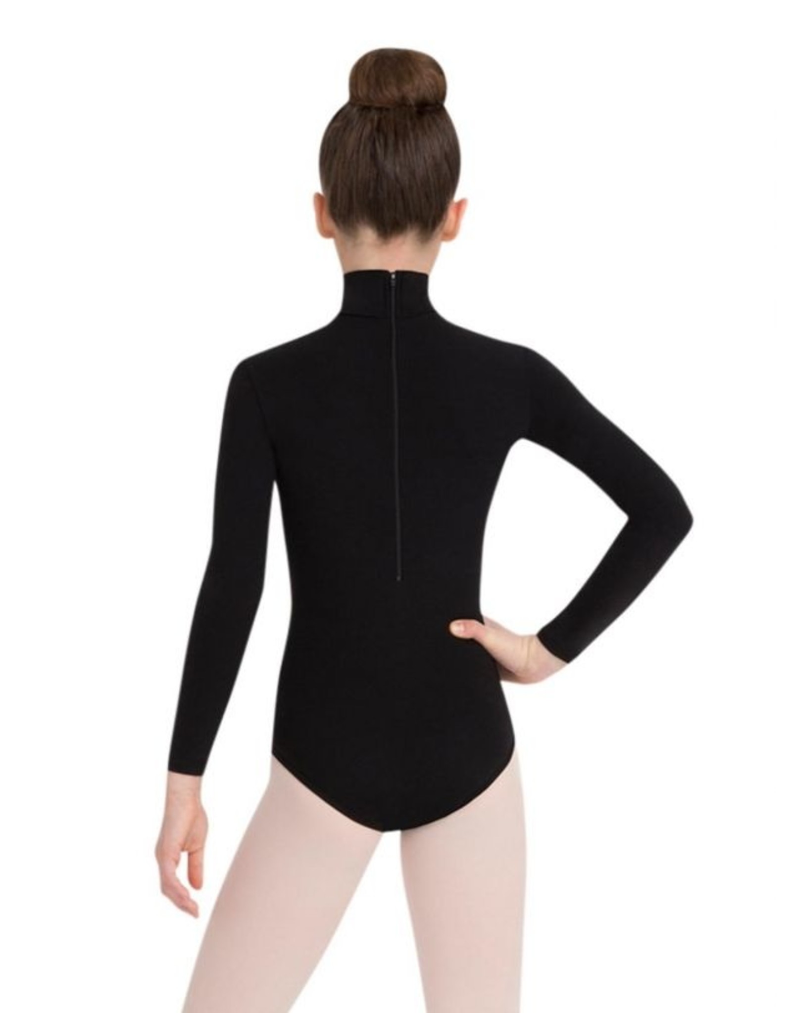 CAPEZIO CHILD LONG SLEEVE HIGH NECK SNAP LEO