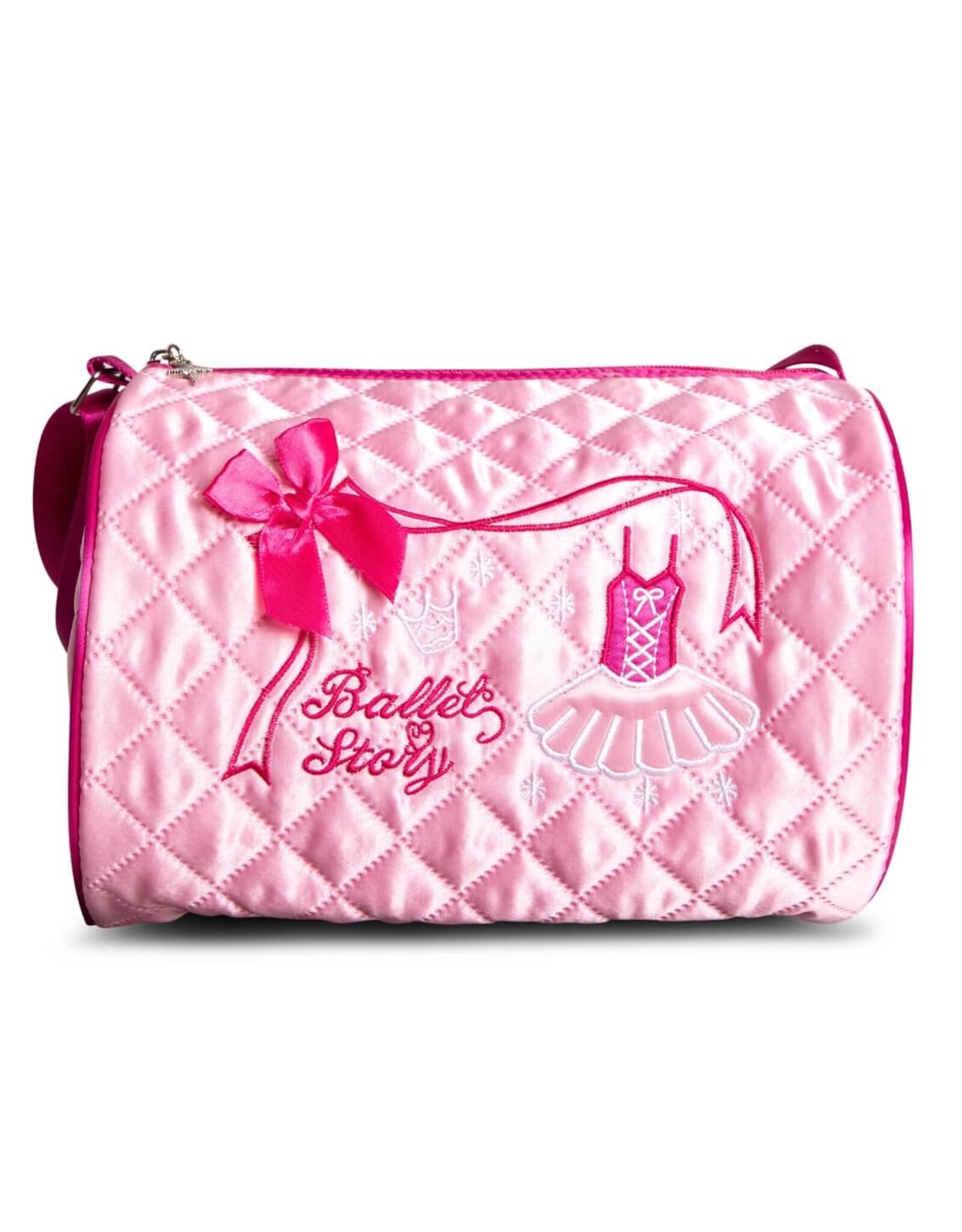 CAPEZIO EMBROIDERED BARREL BAG