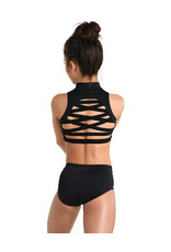 DANZNMOTION SCUBA ZIP FRONT TOP