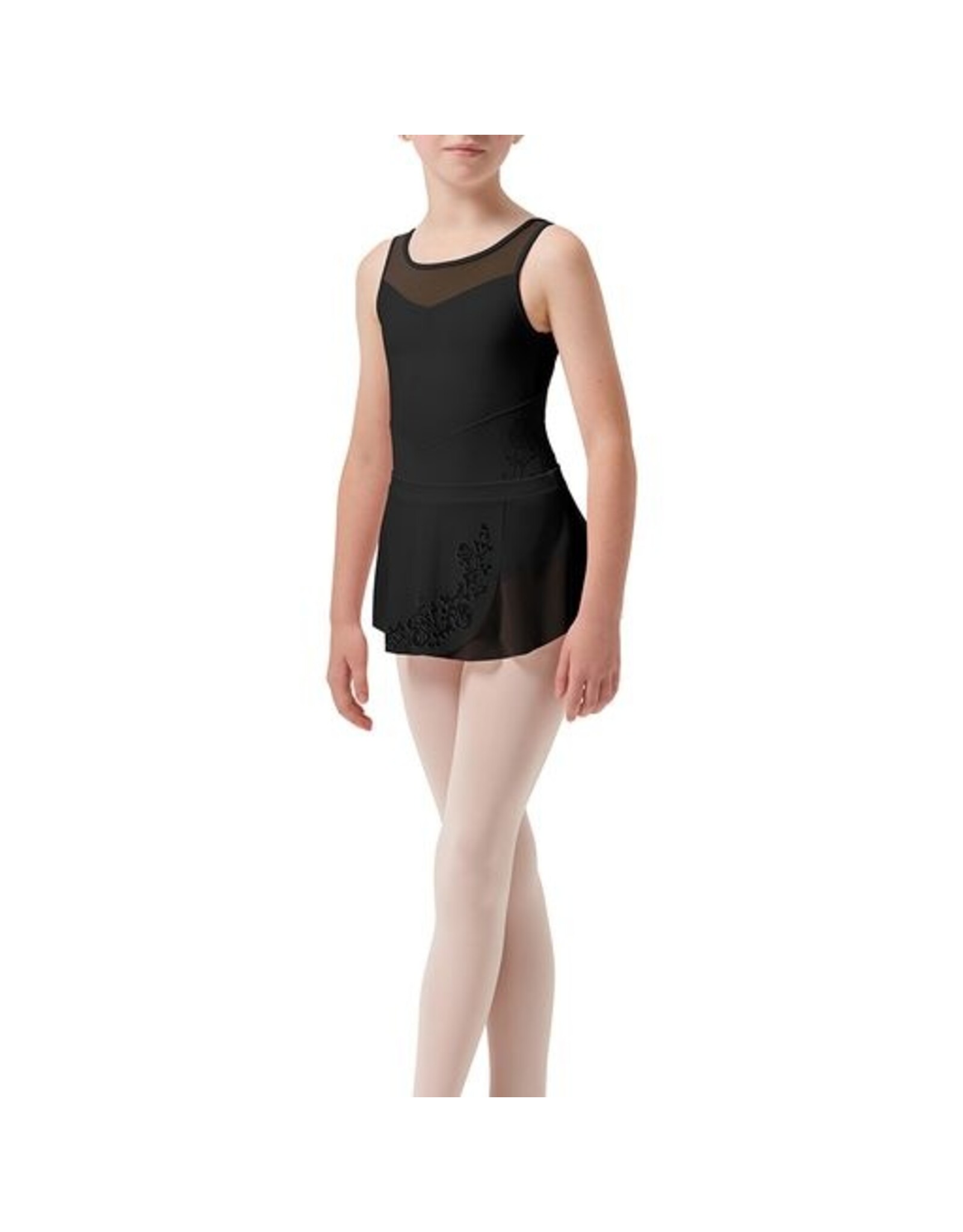 BLOCH SAGE MESH WRAP SKIRT