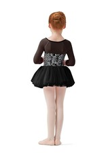 MIRELLA PAISLEY 3/4 SLEEVE TUTU DRESS