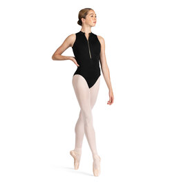 MIRELLA MIAMI ZIPPER FRONT OPEN BACK LEOTARD