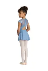 DANZNMOTION DANZNMOTION 24202C AUDRIENNE YOUTH CAP SLEEVE LACE DRESS
