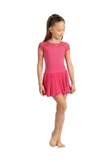 DANZNMOTION DANZNMOTION CHILD NICOLE CHILD CAP SLEEVE DRESS W/HEART LACE