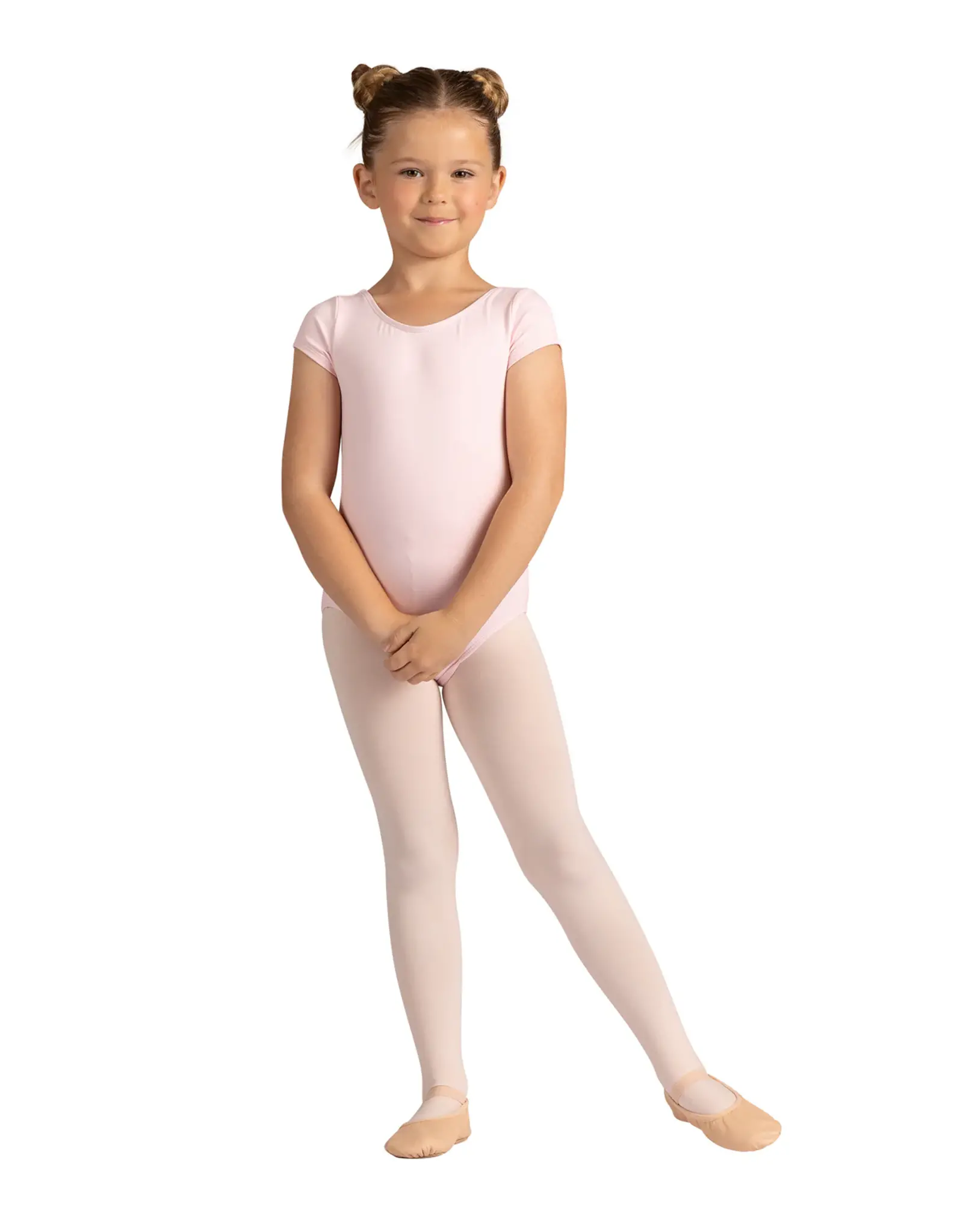 DANZNMOTION DANZNMOTION CHILD AMARA SHORT SLEEVE HEART BACK LEO