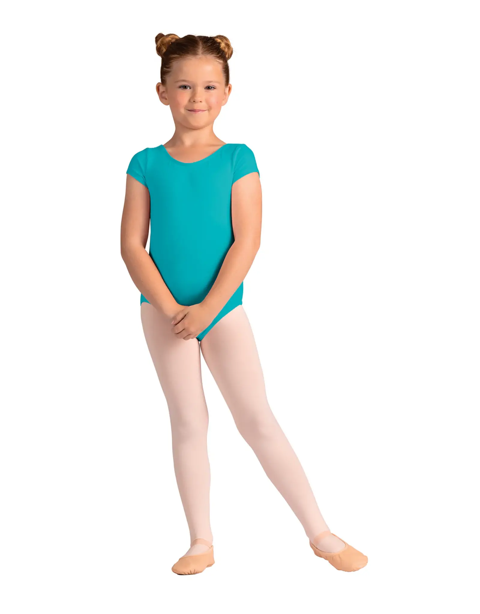 DANZNMOTION DANZNMOTION CHILD AMARA SHORT SLEEVE HEART BACK LEO