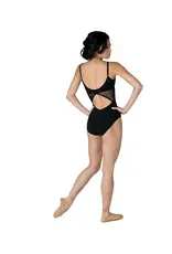 DANZNMOTION DANZNMOTION ALEXIS CAMISOLE LEO WITH MESH WAIST INSERTS