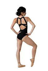 DANZNMOTION DANZNMOTION 2700A SASHA HARNESS BACK TANK LEOTARD