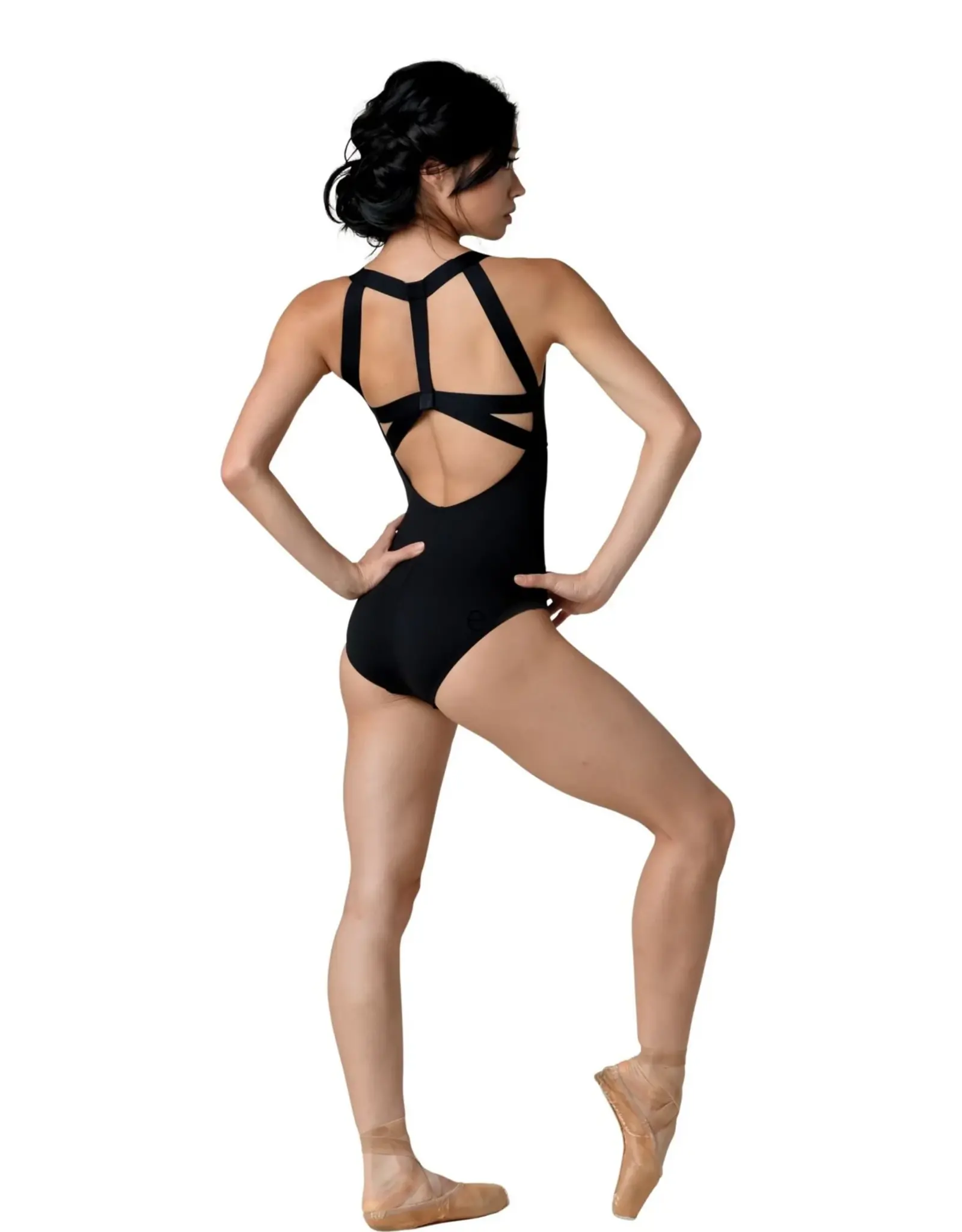 DANZNMOTION DANZNMOTION 2700A SASHA HARNESS BACK TANK LEOTARD
