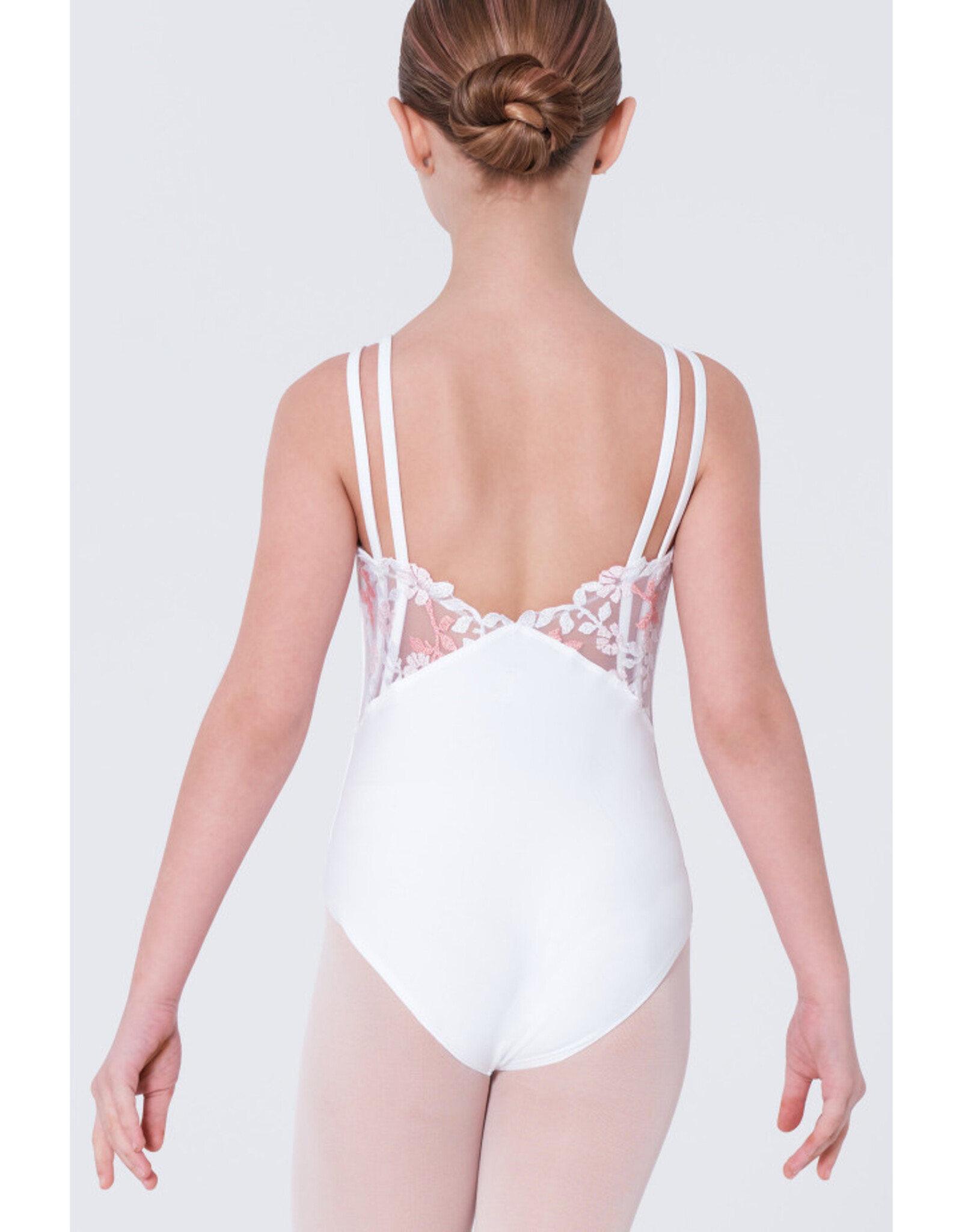 WEAR MOI WEAR MOI REINE CHILD EMBROIDERED FLORAL LEOTARD