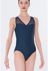 WEAR MOI WEAR MOI NEOMA ADULT WIDE STRAP LEOTARD WITH INTRICATE MESH BACK