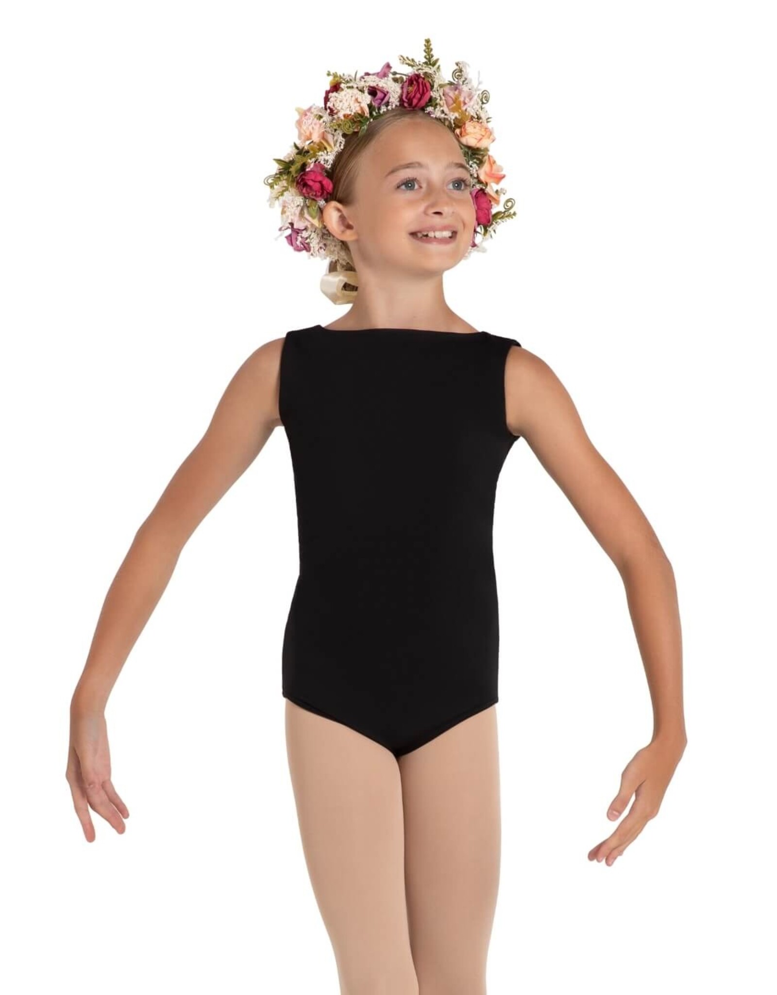 CAPEZIO CAPEZIO 12088C YOUTH MARIGOLD MESH BACK LEOTARD